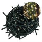 Cordão Luminoso Pisca Pisca Led Flash 100 Leds 3000k+6500k Taschibra 220v