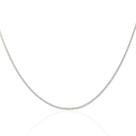 Cordão Masculino Aço Inoxidável Fino 60cm Prateado