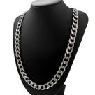 Cordão masculino Colar Grumet Super Grossa Aço Inox Legitimo