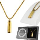 cordao masculino dourado + pingente banhado cruz presente grosso cruz estiloso casual religioso hip hop católico grumet