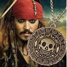 Cordão Medalhão Piratas Do Caribe A Maldição Do Pérola Negra Geek Cordão Medalhão Piratas Do Caribe A Maldição Do Pérola Negra Geek