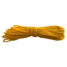 Cordão Náutico 20m Amarelo Ouro 4mm - Fio Rabo Rato para Sacos