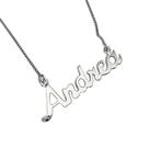 Cordao Nome personalizado - Prata