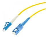 Cordão patch cord SC/UPC - LC / UPC 3.0 MM 3 M SIMPLEX MONOMODO