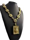 Cordão poze leão rei + pingente cravejado - banhado a ouro 18k Cordão poze leão rei + pingente cravejado - banhado a ouro 18k