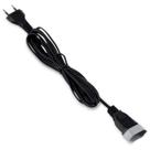 Cordão Prolongador Bipolar Preto 3 Metros Force Line