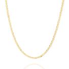 Cordão Rommanel Feminino 50cm Fita Banhado A Ouro 531156