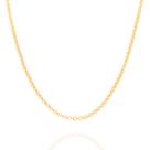 Cordão Rommanel Fio Elo Portugues 42 Cm 530677 42 Cm Cor:Dourado Cordão Rommanel Fio Elo Portugues 42 Cm 530677 42 Cm Cor:Dourado