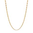 Cordão Rommanel folheado a ouro 18k piastrine 60cm Cordão Rommanel folheado a ouro 18k piastrine 60cm