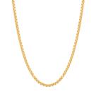 Cordão Rommanel Veneziana Tamanho 60 cm Banhado A Ouro 18k 5313126