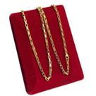 Cordão Tijolinho 3.0 mm - Banhado a Ouro 18k