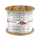 Cordão Torcido Megatron 2x1mmx500m Bobina 300V Branco