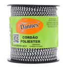 Cordão Trançado Poliéster 4,0mm Teia Zig Zag - 50 metros