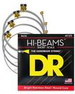 Cordas de baixo DR Strings Hi-Beam em aço inoxidável 45-105