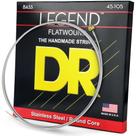 Cordas de baixo DR Strings Legend em aço inoxidável polido Cordas de baixo DR Strings Legend em aço inoxidável polido