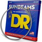 Cordas de baixo DR Strings Sunbeam niqueladas 5 cordas 45-125