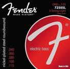 Cordas de baixo Fender 7250 em aço niquelado redondo