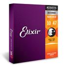 Cordas de guitarra acústica Elixir 80/20 Bronze Extra Light