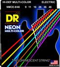 Cordas de guitarra elétrica DR Strings HI-DEF NEON NMCE-9/46