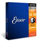 Cordas de guitarra elétrica Elixir Nanoweb niquelado de 12 cordas