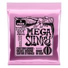 Cordas de guitarra elétrica Ernie Ball Mega Slinky, pacote com 3