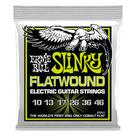 Cordas de guitarra elétrica Ernie Ball Regular Slinky Flatwound Cordas de guitarra elétrica Ernie Ball Regular Slinky Flatwound