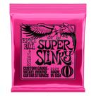 Cordas de guitarra elétrica Ernie Ball Super Slinky 9-42 Gauge