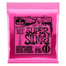 Cordas de guitarra elétrica Ernie Ball Super Slinky 9-42, pacote com 3 Cordas de guitarra elétrica Ernie Ball Super Slinky 9-42, pacote com 3