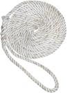Cordas Dock Line New England 5/8 Premium de 3 fios 4,57 m brancas