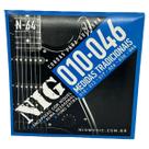 Cordas Guitarra Profissional Nig 10-46 + palheta + corda extra E (mi) Cordas Guitarra Profissional Nig 10-46 + palheta + corda extra E (mi)