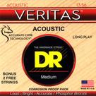 Cordas para guitarra acústica DR Strings VERITAS VTA-13 Medium