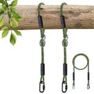 Cordas pesadas Tree Swing da Dakzhou, ajustáveis de 2,3 m, verdes Cordas pesadas Tree Swing da Dakzhou, ajustáveis de 2,3 m, verdes