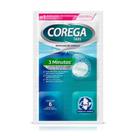 Corega Tabs Limpeza 3 Minutos 6 Pastilhas Efervescentes