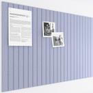 Cork Board Tiles Bumusty Felt Bulletin, pacote com 6, 36 x 24 cm, pervinca