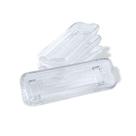 Corn Dishes HIC Kitchen Prensed Decorative Glass, conjunto de 4