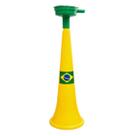 Corneta Brasil Copa Do Mundo 28x08cm Som Potente Festa Cor:Amarelo Corneta Brasil Copa Do Mundo 28x08cm Som Potente Festa Cor:Amarelo