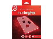 Cornhole Lights Brightz TossBrightz LED vermelho para Corn Hole