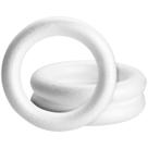 Coroa de espuma em forma de anéis redondos de espuma Juvale, 5 cm, pacote com 3