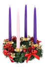 Coroa de Natal do Advento Elite Holiday Red Berry com velas Coroa de Natal do Advento Elite Holiday Red Berry com velas