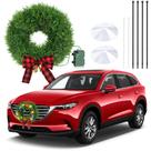 Coroa de Natal para decoração de carro com exterior LED RGB