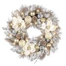 Coroa de Natal Pré-iluminada Valery Madelyn (60cm) com Luzes e Enfeites