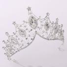 Coroa de Noiva Tiara de Cabelo Casamento Festa Grinalda T100