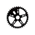 Coroa para Pedivela Monobloco 36 Dentes Preta para bicicleta