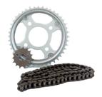 Coroa Pinhão Transmissao moto Yamaha Suzuki 125 Honda CG 125