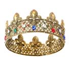 Coroa rainha europeia com strass coloridos para Special E