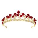 Coroa Tiara de Flores Festa Debutante Dourada Coroa Tiara de Flores Festa Debutante Dourada