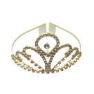 Coroa Tiara Noiva e Debutante com Strass Alta