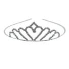 Coroa Tiara Noiva e Debutante com Strass Baixa