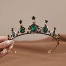 Coroa Tiara Noiva Enfeite Casamento Strass Festas Luxo Color