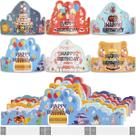 Coroas de Aniversário ARTLYMERS para Crianças - Pacote com 30 Designs Variados